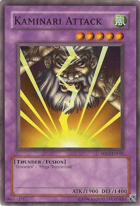 Kaminari Attack MRD-EN041 card from Metal Raiders (Worldwide English)