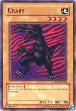 Uraby LOB-EN069 card from Legend of Blue Eyes White Dragon (Worldwide English)