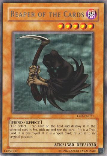 Reaper of the Cards LOB-EN071 card from Legend of Blue Eyes White Dragon (Worldwide English)