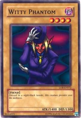 Witty Phantom LOB-EN072 card from Legend of Blue Eyes White Dragon (Worldwide English)