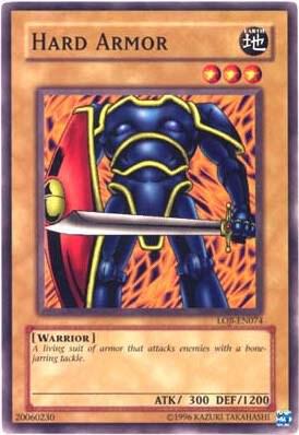 Hard Armor LOB-EN074 card from Legend of Blue Eyes White Dragon (Worldwide English)