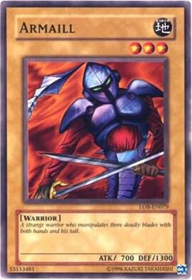 Armaill LOB-EN079 card from Legend of Blue Eyes White Dragon (Worldwide English)