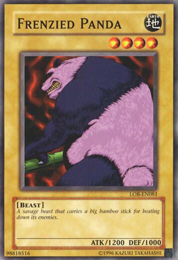 Frenzied Panda LOB-EN081 card from Legend of Blue Eyes White Dragon (Worldwide English)