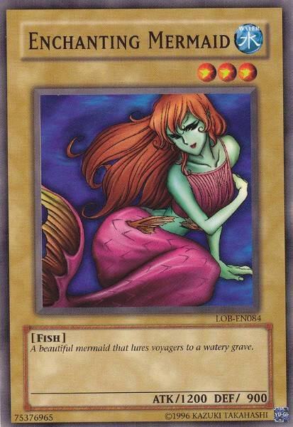 Enchanting Mermaid LOB-EN084 card from Legend of Blue Eyes White Dragon (Worldwide English)