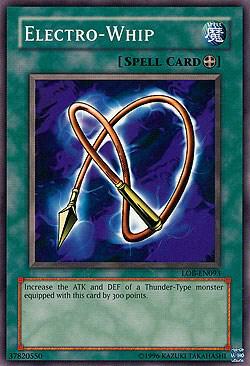 Electro-Whip LOB-EN093 card from Legend of Blue Eyes White Dragon (Worldwide English)