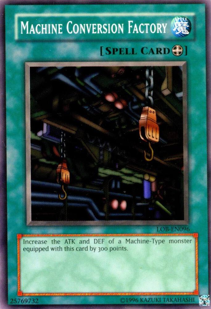 Machine Conversion Factory LOB-EN096 card from Legend of Blue Eyes White Dragon (Worldwide English)