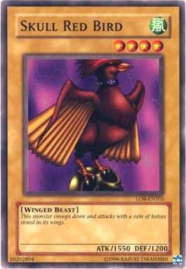 Skull Red Bird LOB-EN105 card from Legend of Blue Eyes White Dragon (Worldwide English)