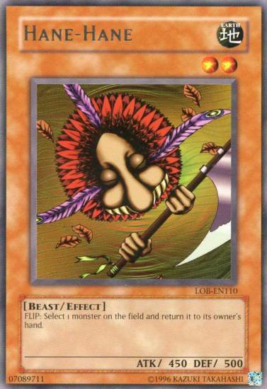 Hane-Hane LOB-EN110 card from Legend of Blue Eyes White Dragon (Worldwide English)
