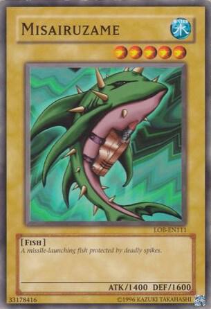 Misairuzame LOB-EN111 card from Legend of Blue Eyes White Dragon (Worldwide English)