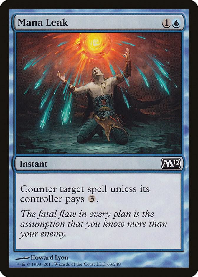 Mana Leak 63 card from Magic 2012 (M12)