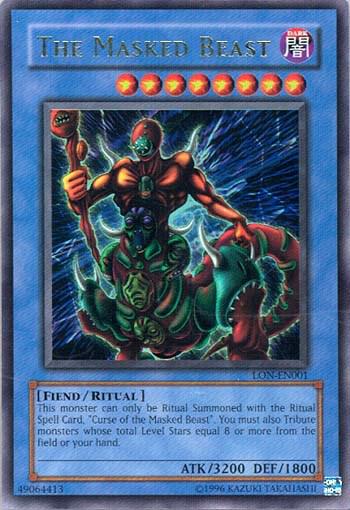 The Masked Beast LON-EN001 card from Labyrinth of Nightmare (Worldwide English)