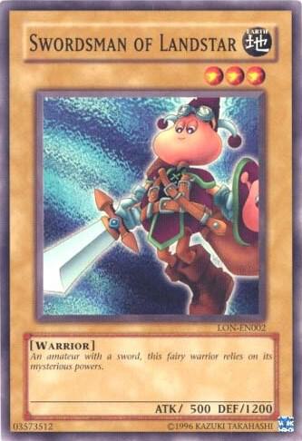 Swordsman of Landstar LON-EN002 card from Labyrinth of Nightmare (Worldwide English)