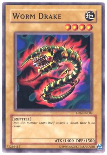 Worm Drake LON-EN004 card from Labyrinth of Nightmare (Worldwide English)