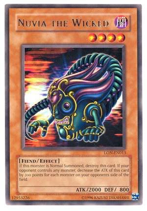 Nuvia the Wicked LON-EN013 card from Labyrinth of Nightmare (Worldwide English)
