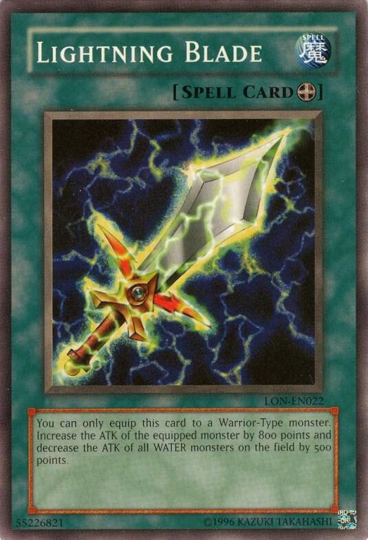 Lightning Blade LON-EN022 card from Labyrinth of Nightmare (Worldwide English)