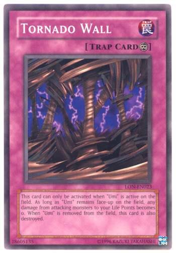 Tornado Wall LON-EN023 card from Labyrinth of Nightmare (Worldwide English)
