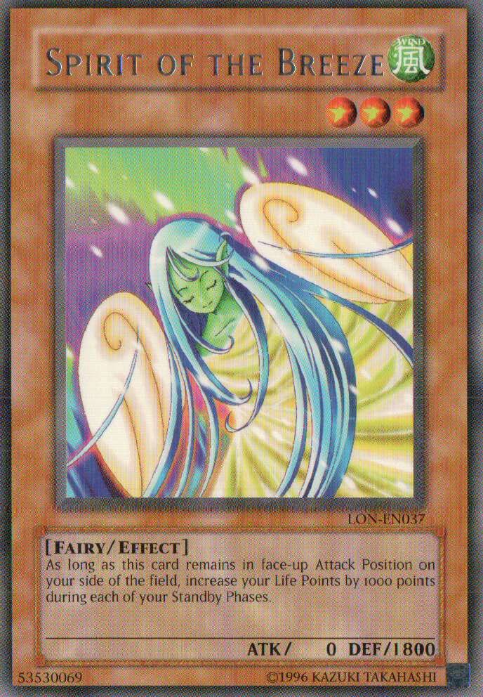 Spirit of the Breeze LON-EN037 card from Labyrinth of Nightmare (Worldwide English)