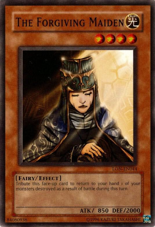 The Forgiving Maiden LON-EN044 card from Labyrinth of Nightmare (Worldwide English)