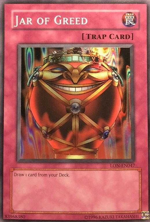 Jar of Greed LON-EN047 card from Labyrinth of Nightmare (Worldwide English)