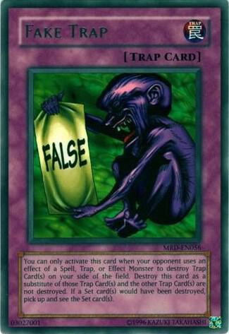 Fake Trap MRD-EN056 card from Metal Raiders (Worldwide English)