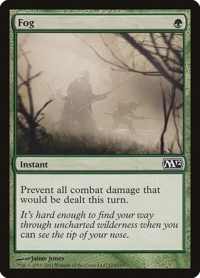 Fog 173 card from Magic 2012 (M12)