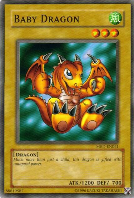 Baby Dragon MRD-EN061 card from Metal Raiders (Worldwide English)