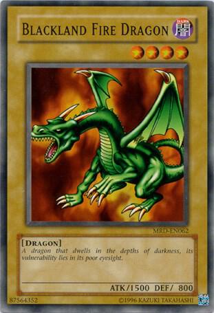 Blackland Fire Dragon MRD-EN062 card from Metal Raiders (Worldwide English)