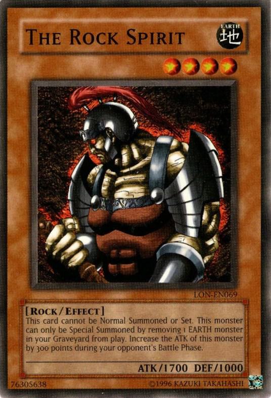 The Rock Spirit LON-EN069 card from Labyrinth of Nightmare (Worldwide English)