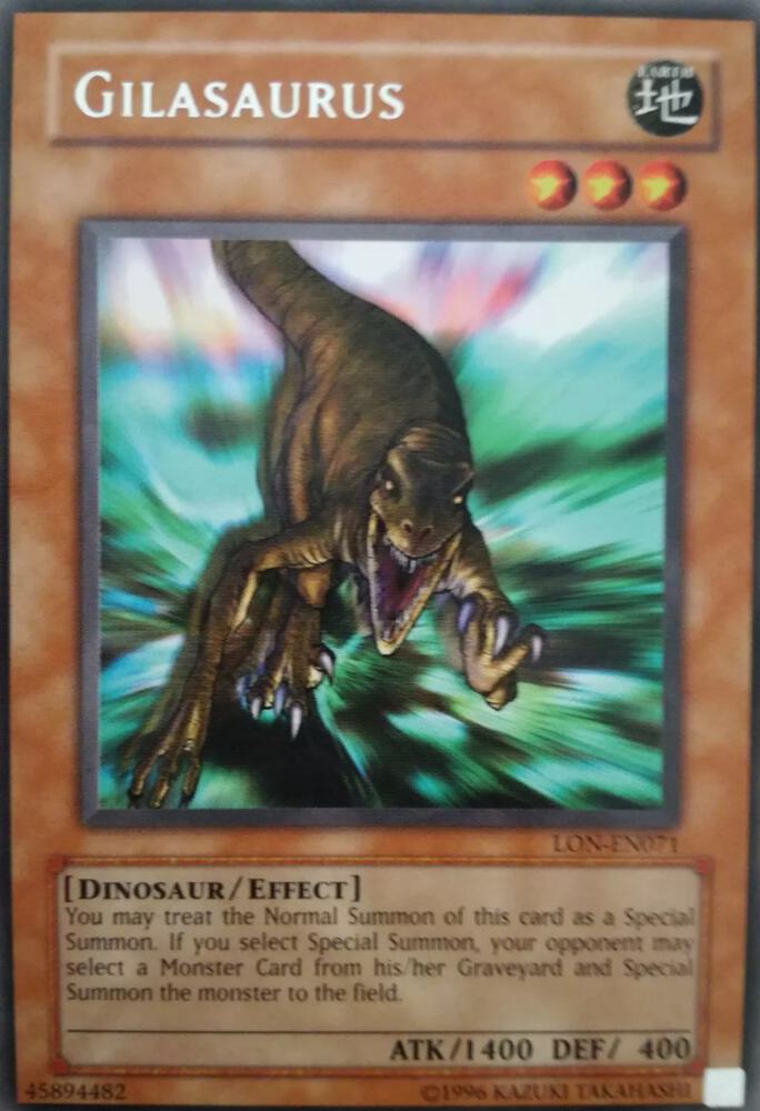 Gilasaurus LON-EN071 card from Labyrinth of Nightmare (Worldwide English)