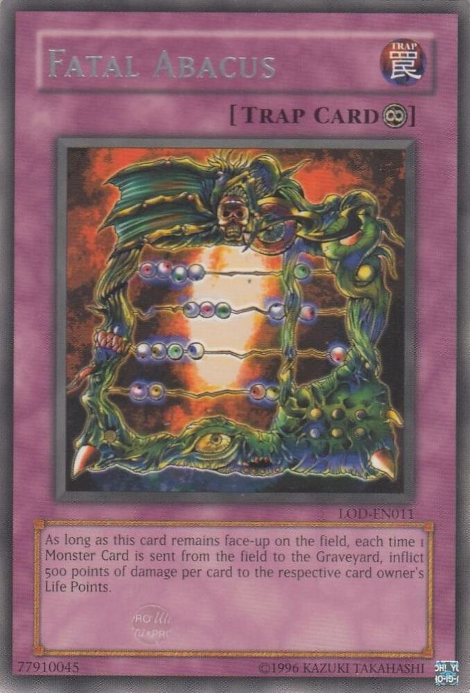 Fatal Abacus LOD-EN011 card from Legacy of Darkness (Worldwide English)
