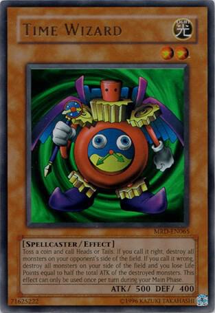 Time Wizard MRD-EN065 card from Metal Raiders (Worldwide English)