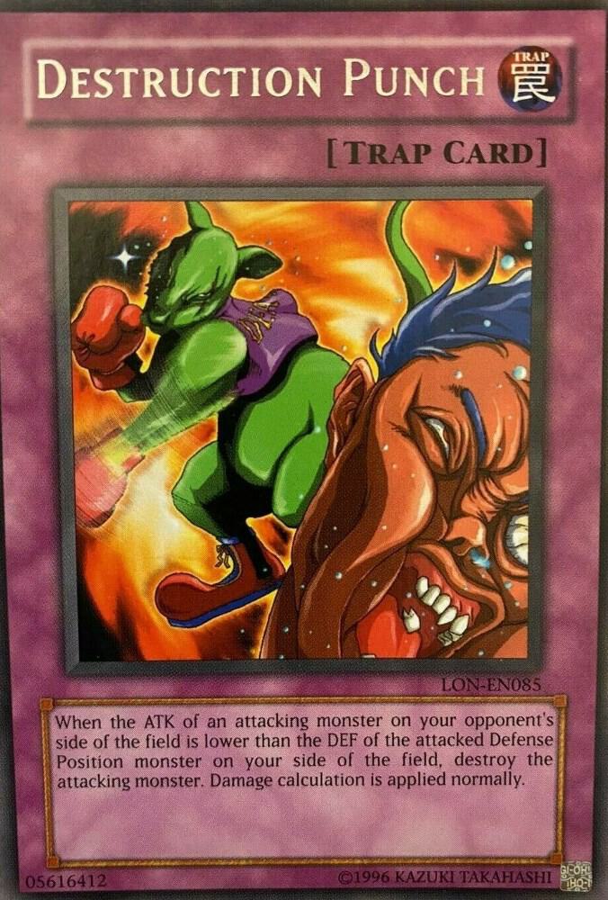 Destruction Punch LON-EN085 card from Labyrinth of Nightmare (Worldwide English)