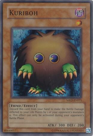 Kuriboh MRD-EN071 card from Metal Raiders (Worldwide English)