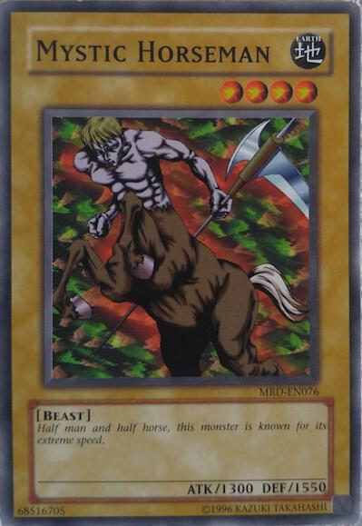Mystic Horseman MRD-EN076 card from Metal Raiders (Worldwide English)