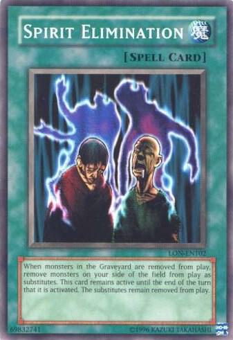 Spirit Elimination LON-EN102 card from Labyrinth of Nightmare (Worldwide English)