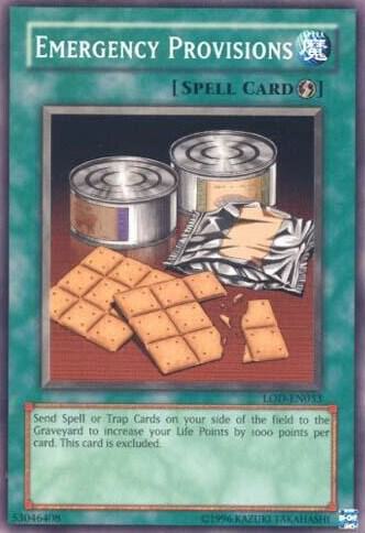 Emergency Provisions LOD-EN033 card from Legacy of Darkness (Worldwide English)