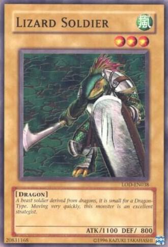 Lizard Soldier LOD-EN038 card from Legacy of Darkness (Worldwide English)