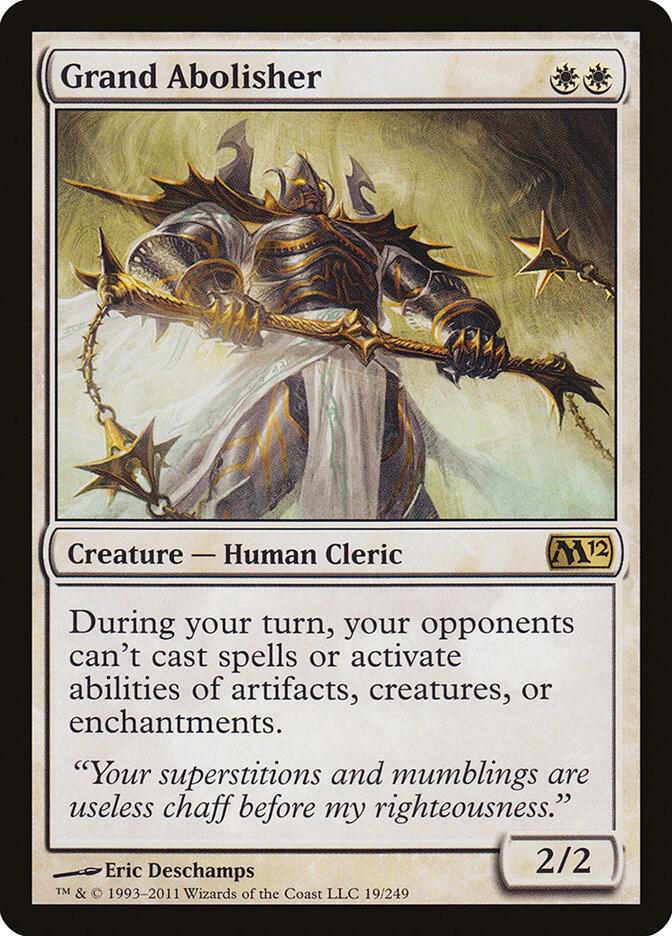 Grand Abolisher 19 card from Magic 2012 (M12)