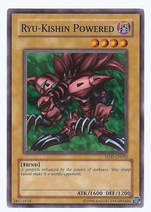 Ryu-Kishin Powered MRD-EN092 card from Metal Raiders (Worldwide English)