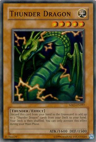 Thunder Dragon MRD-EN097 card from Metal Raiders (Worldwide English)