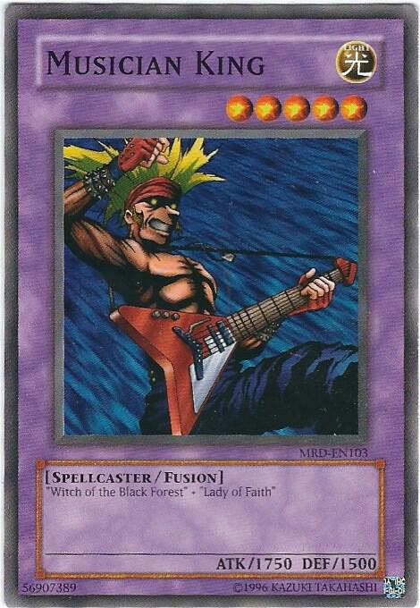 Musician King MRD-EN103 card from Metal Raiders (Worldwide English)
