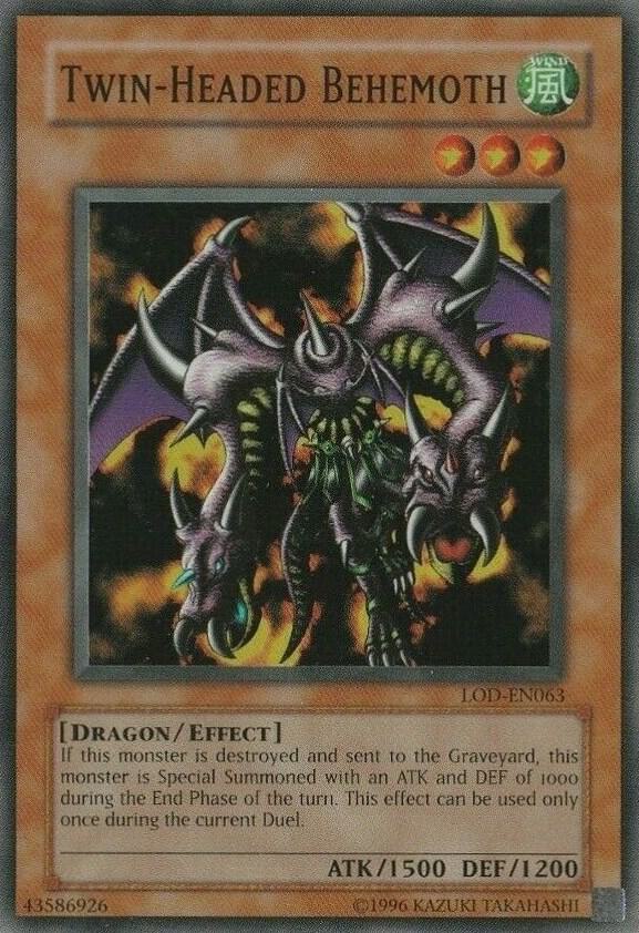 Twin-Headed Behemoth LOD-EN063 card from Legacy of Darkness (Worldwide English)