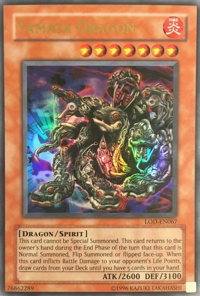 Yamata Dragon LOD-EN067 card from Legacy of Darkness (Worldwide English)