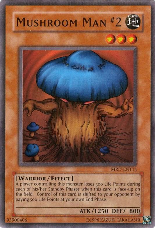 Mushroom Man #2 MRD-EN114 card from Metal Raiders (Worldwide English)