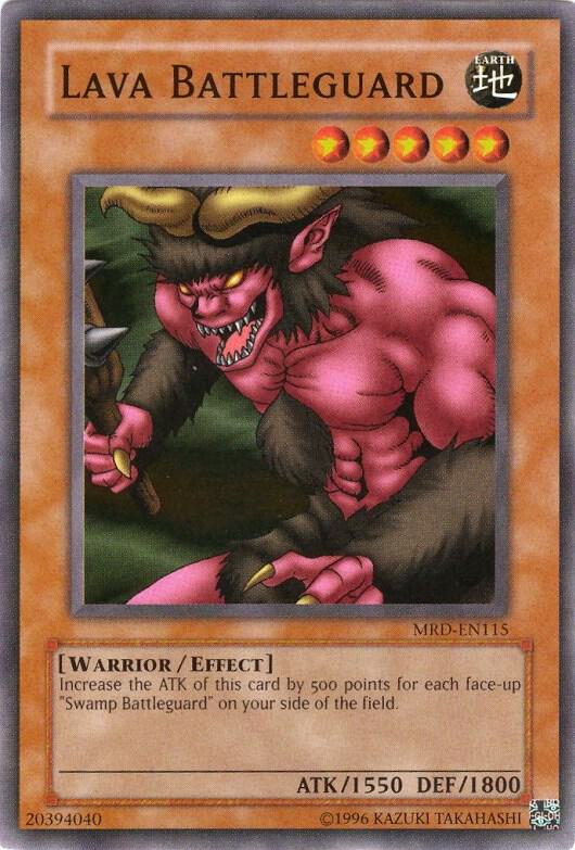Lava Battleguard MRD-EN115 card from Metal Raiders (Worldwide English)