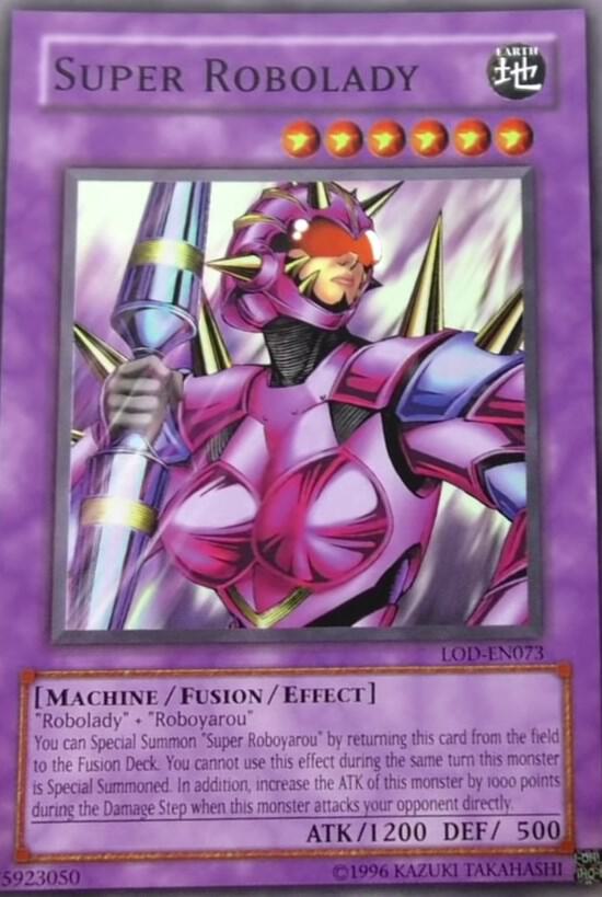 Super Robolady LOD-EN073 card from Legacy of Darkness (Worldwide English)