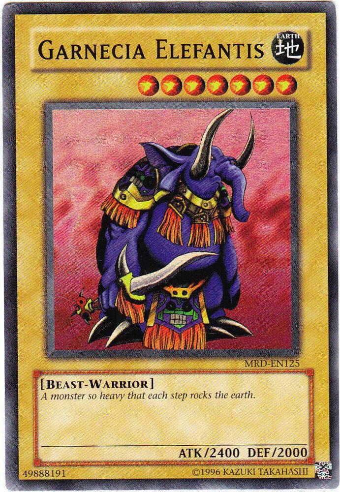 Garnecia Elefantis MRD-EN125 card from Metal Raiders (Worldwide English)