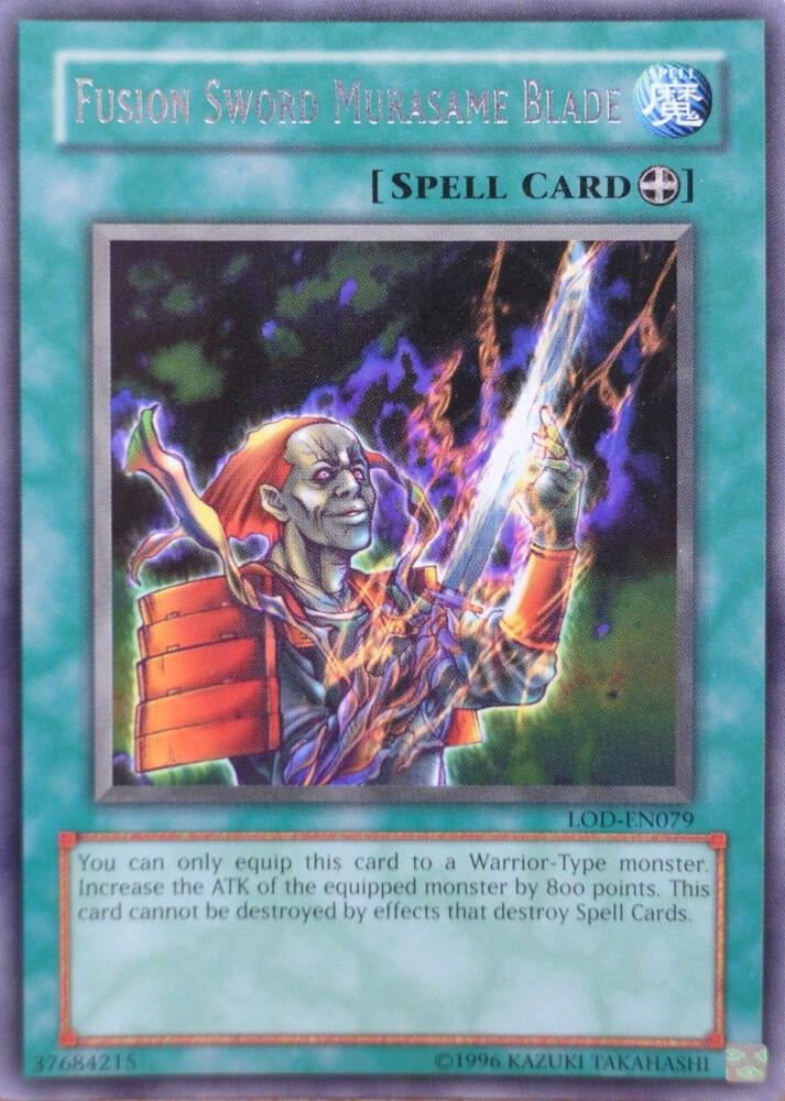 Fusion Sword Murasame Blade LOD-EN079 card from Legacy of Darkness (Worldwide English)
