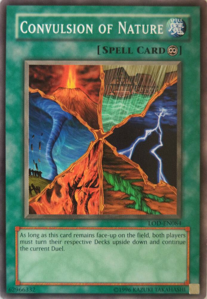 Convulsion of Nature LOD-EN084 card from Legacy of Darkness (Worldwide English)