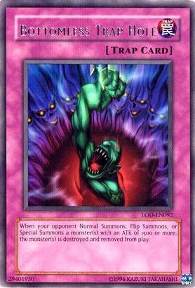 Bottomless Trap Hole LOD-EN092 card from Legacy of Darkness (Worldwide English)